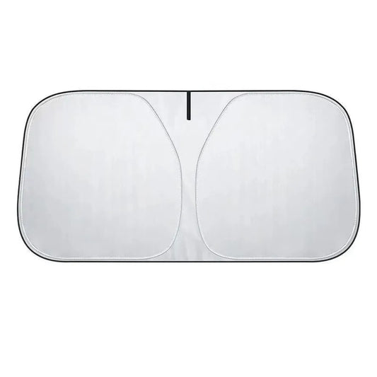 JMT-695754 Custom Silver Titanium Car Sunshade for Heat Insulation and UV Protection - Foldable Front Windshield Cover