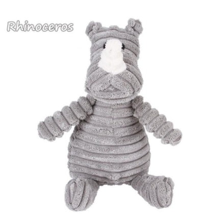 JMT-695946 Animal Plush Toy for Dogs with Molar Teeth Cleaning Function and Squeaker Sound
