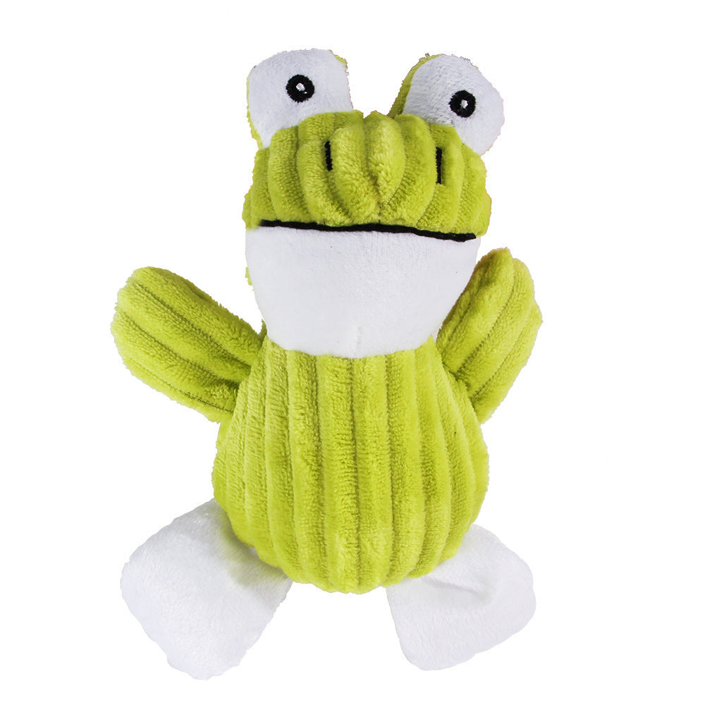 JMT-695946 Animal Plush Toy for Dogs with Molar Teeth Cleaning Function and Squeaker Sound