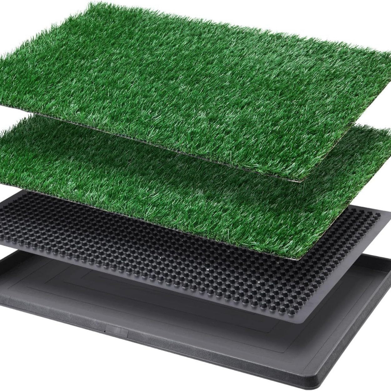 JMT-696138 Particle Dog Toilet Simulation Grass for Indoor Outdoor Use - Three Sizes Available