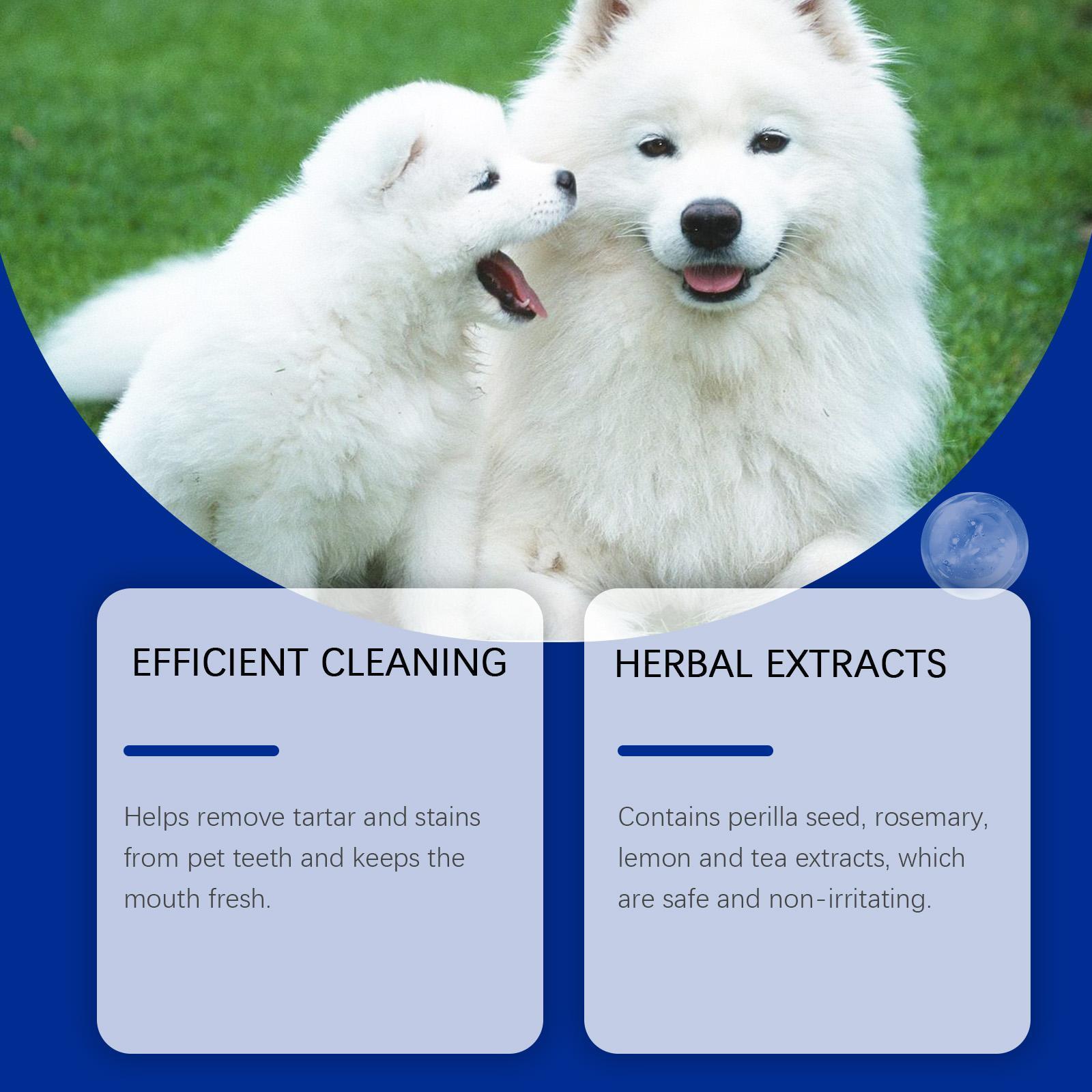 JMT-696202 Dog Tooth Cleaning Powder for Tartar Removal and Breath Freshening