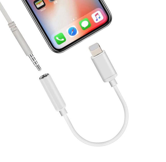 JMT-696458 Lightning to 3.5mm Audio Adapter Compatible with iPhone 7, 7 Plus, 6, 6 Plus - Low Loss Transmission