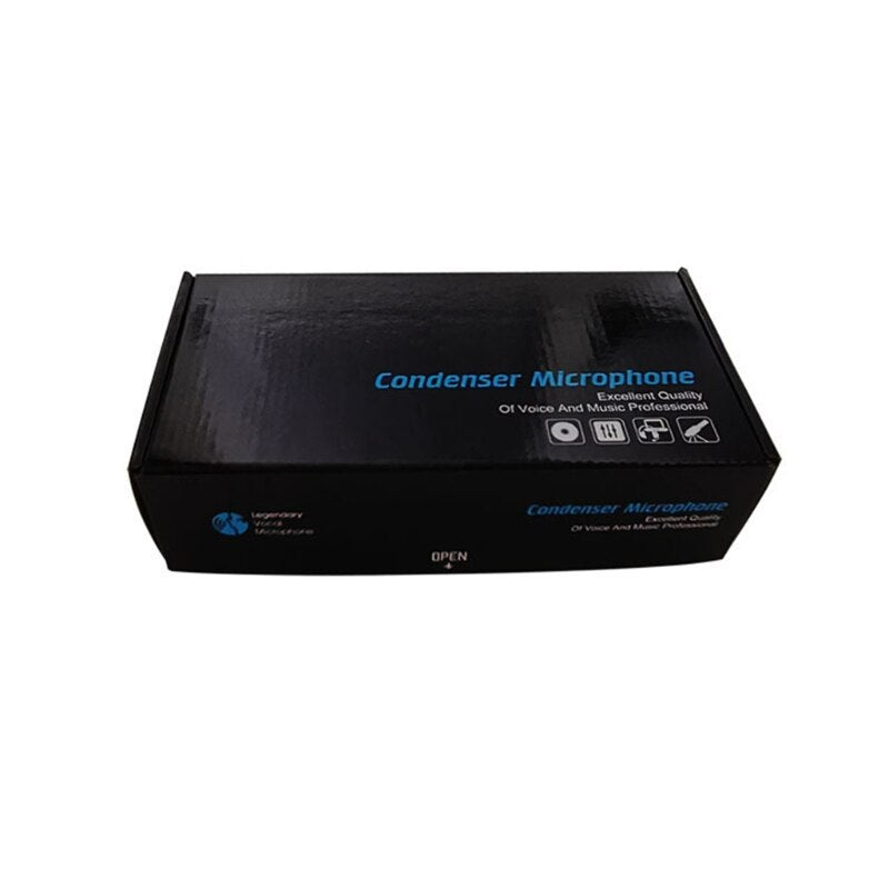 JMT-696458 Wireless Omnidirectional Condenser Microphone with 3.5mm Plug, 2.5m Cable, and 60dB Signal-to-Noise Ratio