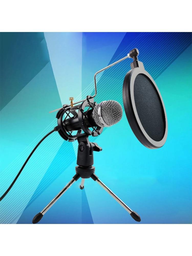 JMT-696458 Wireless Omnidirectional Condenser Microphone with 3.5mm Plug, 2.5m Cable, and 60dB Signal-to-Noise Ratio