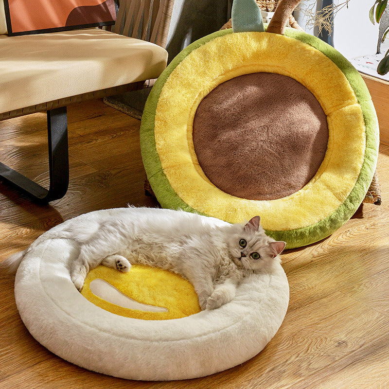 JMT-696586 Universal Cat Bed and Sleeping Mat for All Seasons - Comfortable Nest for Small and Medium Pets
