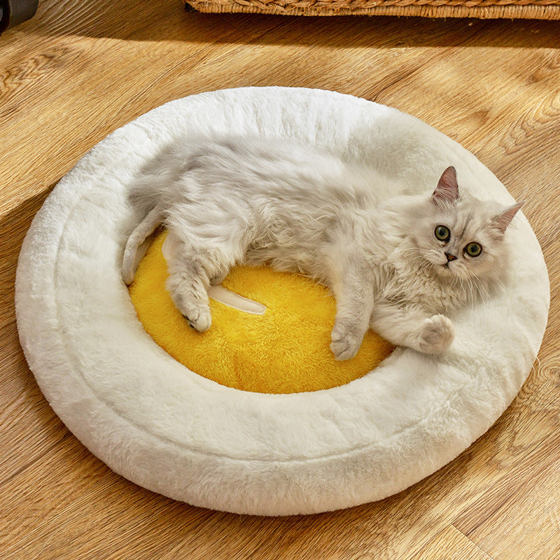 JMT-696586 Universal Cat Bed and Sleeping Mat for All Seasons - Comfortable Nest for Small and Medium Pets