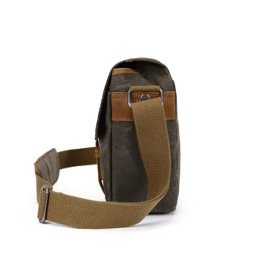 JMT-696650 Waterproof Oil Wax Canvas DSLR Camera Bag - Retro Style Microsingle Shoulder Bag