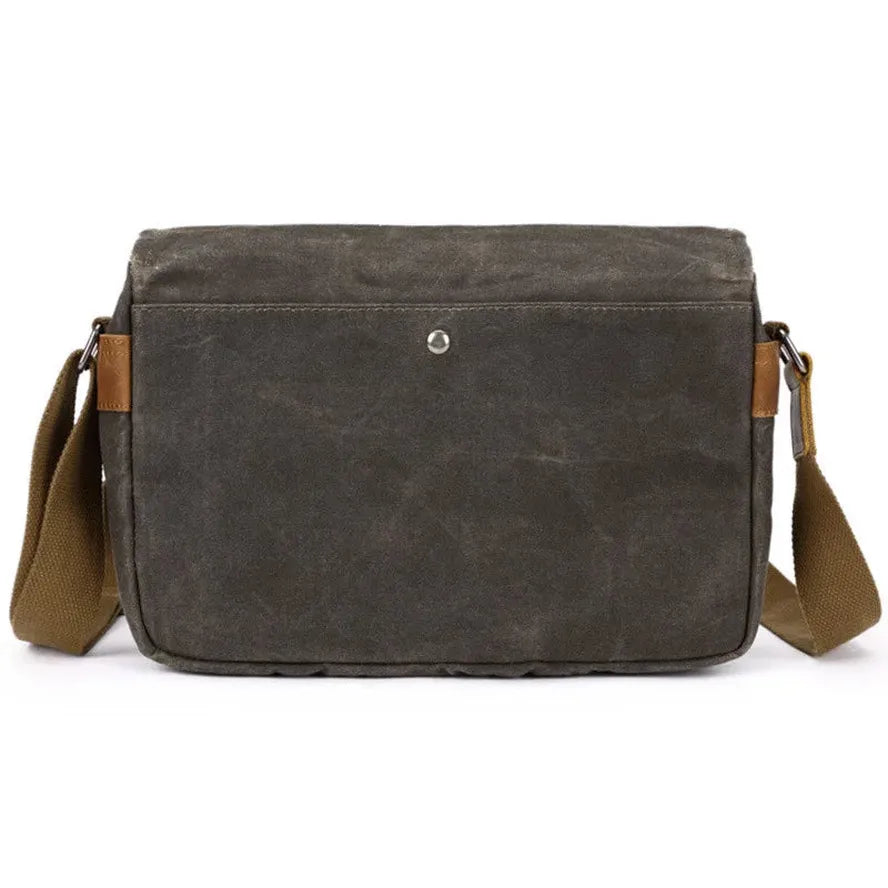 JMT-696650 Waterproof Oil Wax Canvas DSLR Camera Bag - Retro Style Microsingle Shoulder Bag