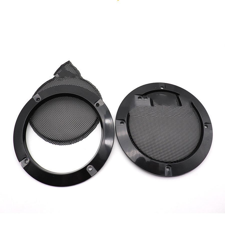 JMT-696778 Car Subwoofer Speaker Protective Cover - 2" to 10" Sizes, Metal and ABS Construction, Black Finish