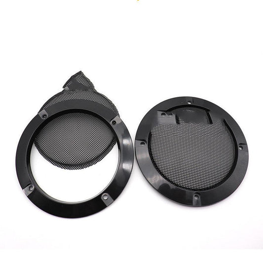 JMT-696778 Car Subwoofer Speaker Protective Cover - 2" to 10" Sizes, Metal and ABS Construction, Black Finish