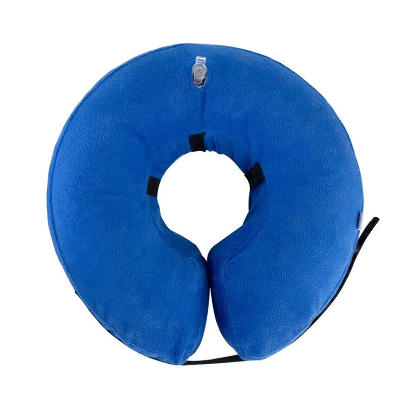JMT-696778 Inflatable Protective Dog Collar for Post-Surgery Recovery - Soft Cone for Small to Large Pets