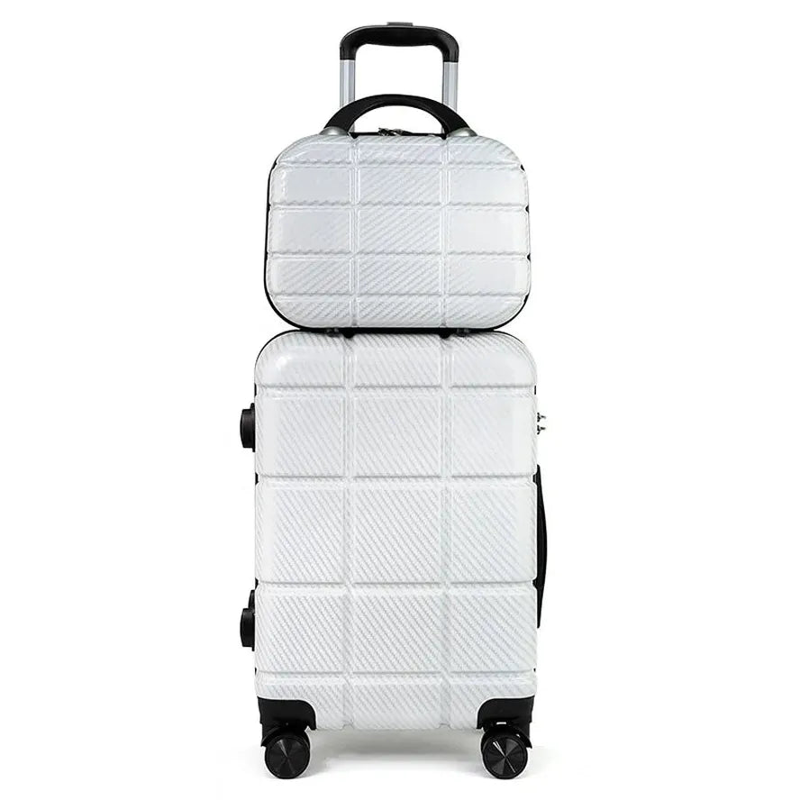 JMT-696842 Luxury ABS and PC Travel Trolley Suitcase Set with 3 to 5 Pieces in Multiple Sizes on Wheels