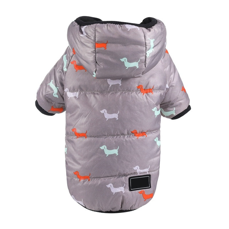 JMT-696906 Cozy Cotton Coat for Small and Medium Pets - Casual Style Vest