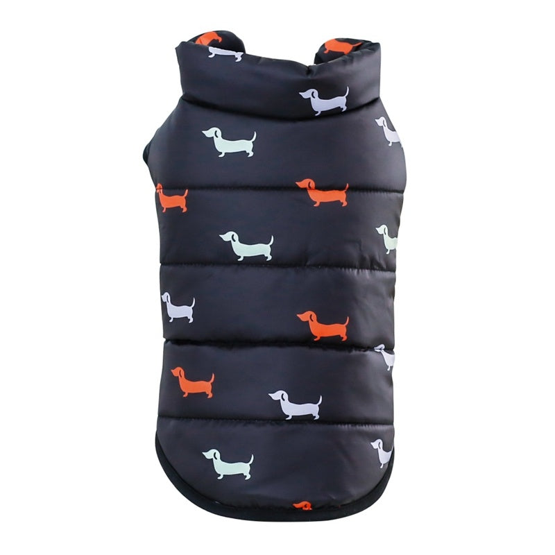 JMT-696906 Cozy Cotton Coat for Small and Medium Pets - Casual Style Vest