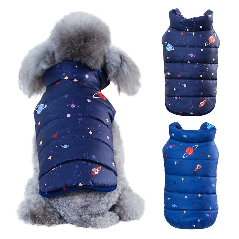 JMT-696906 Cozy Cotton Coat for Small and Medium Pets - Casual Style Vest