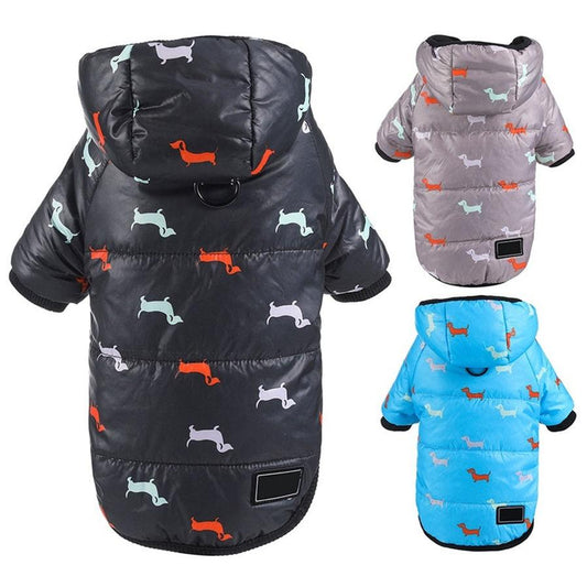 JMT-696906 Cozy Cotton Coat for Small and Medium Pets - Casual Style Vest