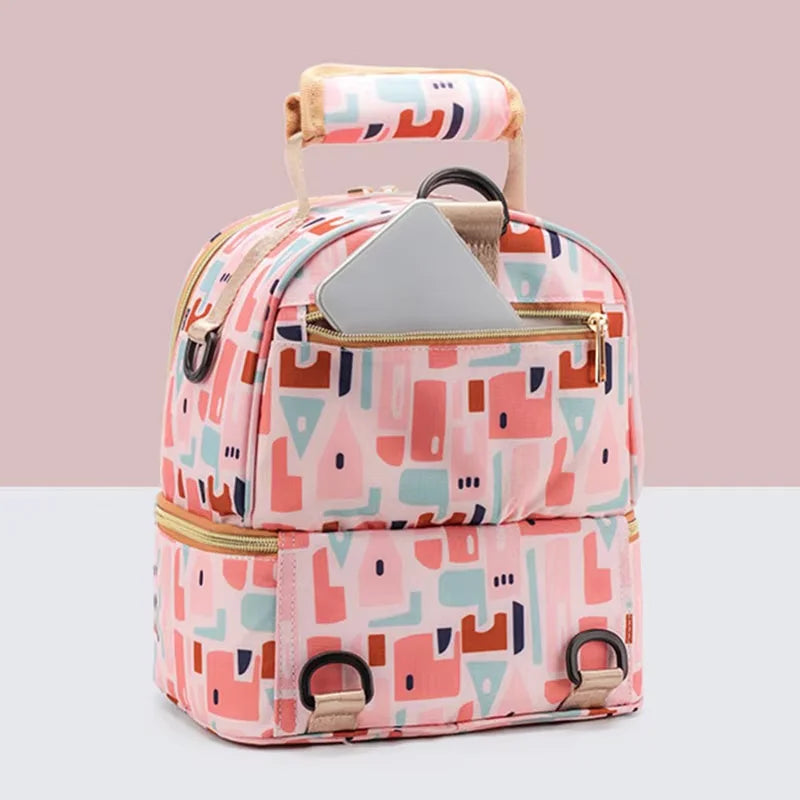JMT-697226 Custom Insulated Breast Pump Cooler Bag Backpack for Milk Storage