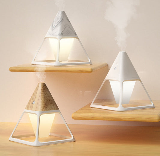 JMT-697418 USB Dimming Night Light with Volcano Spray and Aromatherapy Functionality