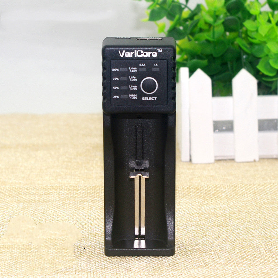 JMT-697610 Universal V10 18650 Battery Charger for Lithium and NiMH Batteries, Multiple Charging Options and Smart Monitoring