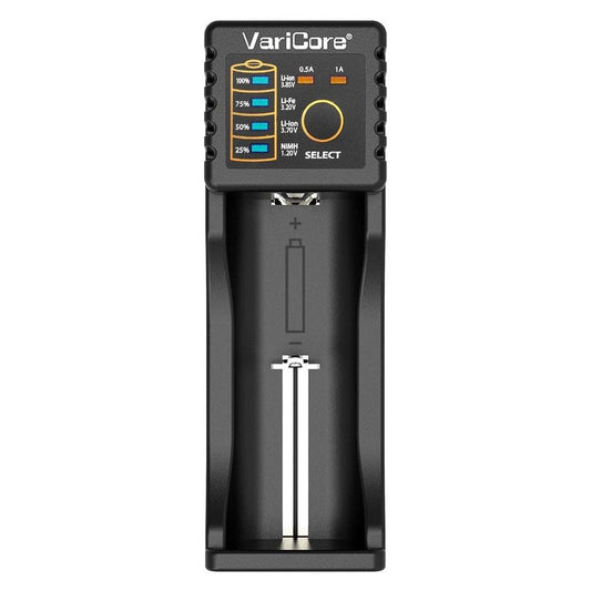 JMT-697610 Universal V10 18650 Battery Charger for Lithium and NiMH Batteries, Multiple Charging Options and Smart Monitoring