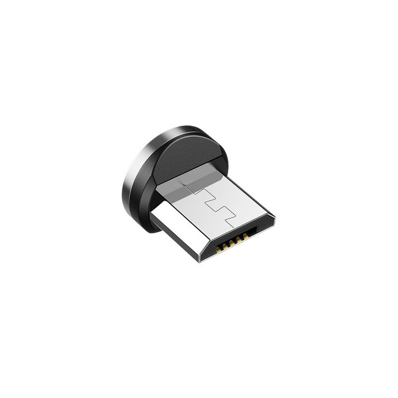 JMT-698122 Three-in-One 540 Degree Magnetic Charging Cable with Blind Suction - 1m Length, Universal Compatibility, Available in Black, Red, Purple