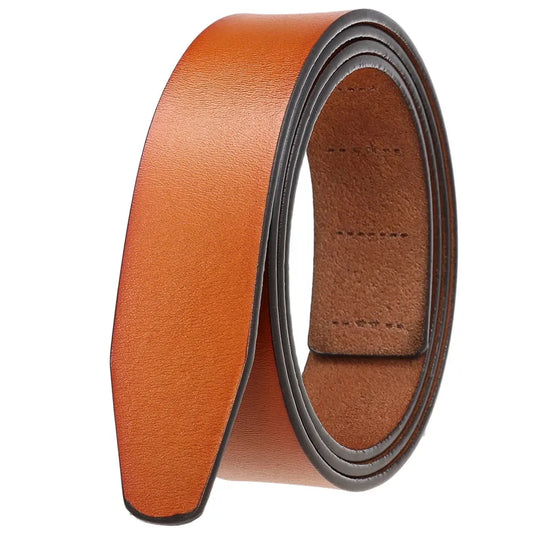 JMT-698186 Genuine Leather Men's Belt Without Buckle - Model LY35-3308