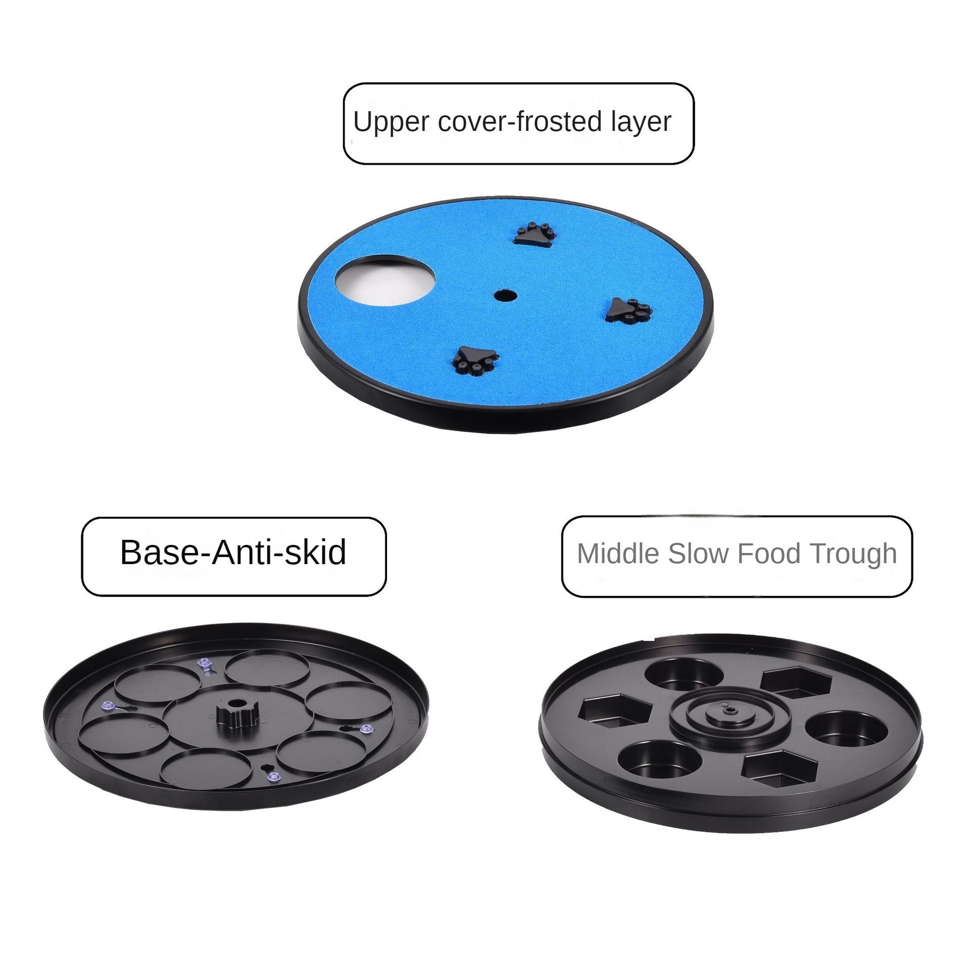 JMT-698506 Multifunctional Dog Nail Scraping Pad with Slow Feeding and Suction Cup Design
