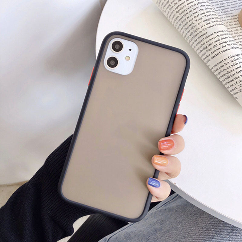 JMT-698762 Frosted Silicone Protective Case for Phones