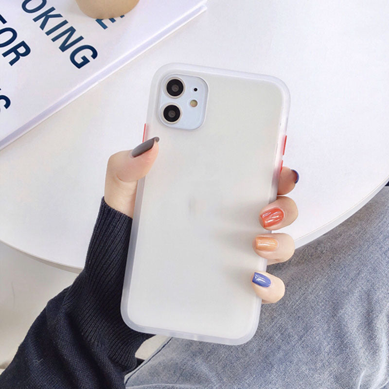 JMT-698762 Frosted Silicone Protective Case for Phones