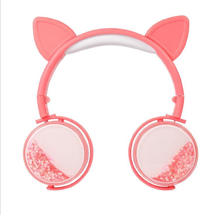 JMT-699082 Headphones for Women - Comfortable Head-Mounted Wired Design in Pink, White, Blue, and Black