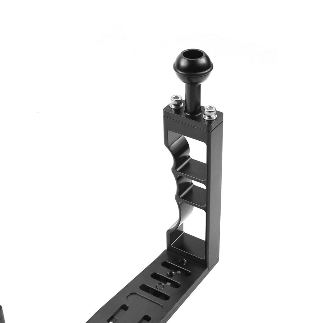 JMT-699274 Aluminum Alloy Dual-Handheld Photography Stand for Sports Cameras and SLRs
