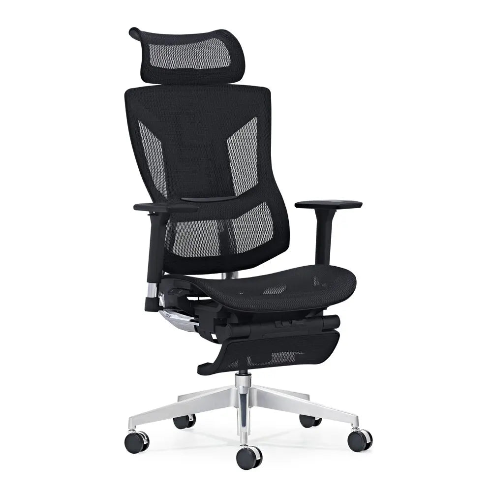 JMT-699338 Ergonomic Mesh Office Chair with Foot Rest - SHUNMAS SM009DS-A-L Model