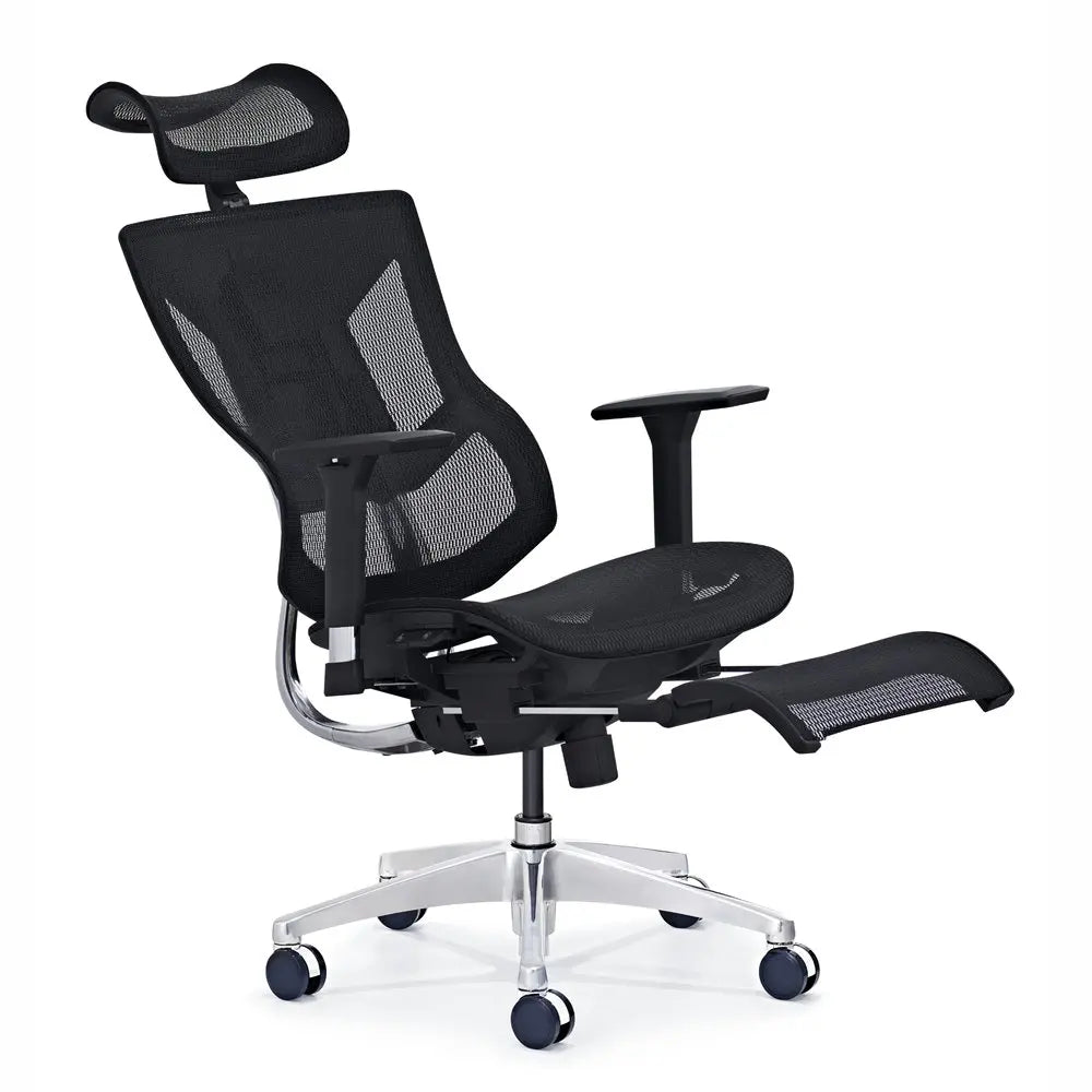 JMT-699338 Ergonomic Mesh Office Chair with Foot Rest - SHUNMAS SM009DS-A-L Model