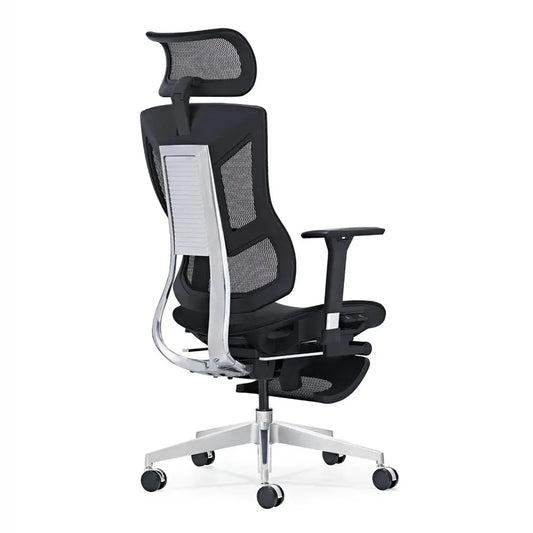 JMT-699338 Ergonomic Mesh Office Chair with Foot Rest - SHUNMAS SM009DS-A-L Model
