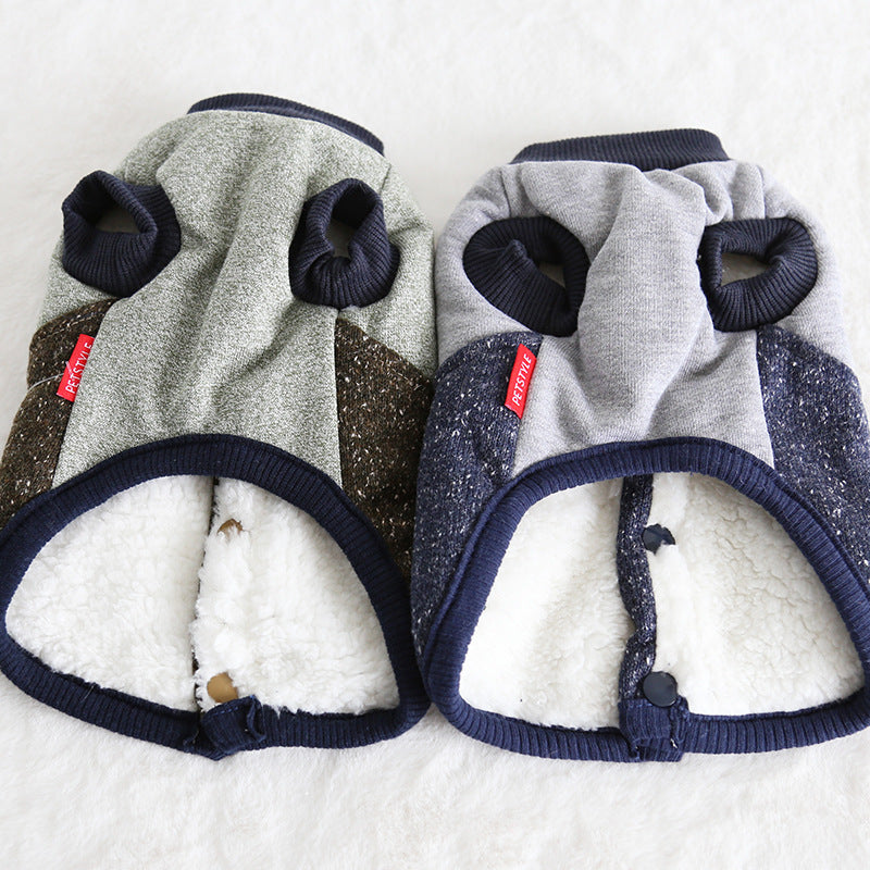 JMT-699338 Stylish Two-Legged Baseball coat for Dogs - Sizes XS to XL Available