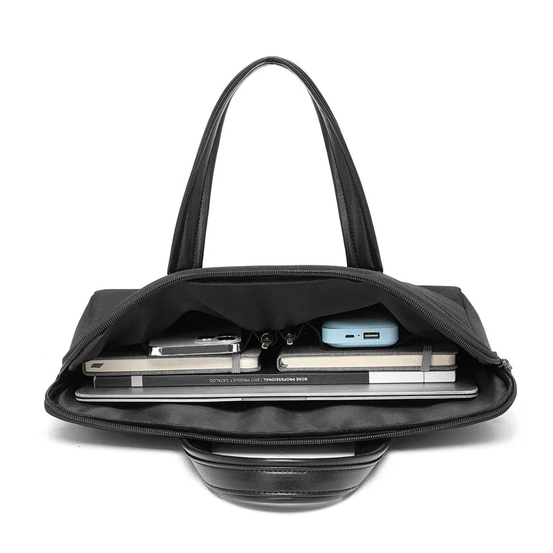 JMT-699402 Waterproof Oxford Cloth Handheld Briefcase for Men - Professional File Bag