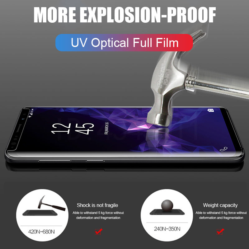 JMT-699594 S9UV Tempered Glass Film with Ultra-High Transmittance and 9H Scratch Resistance