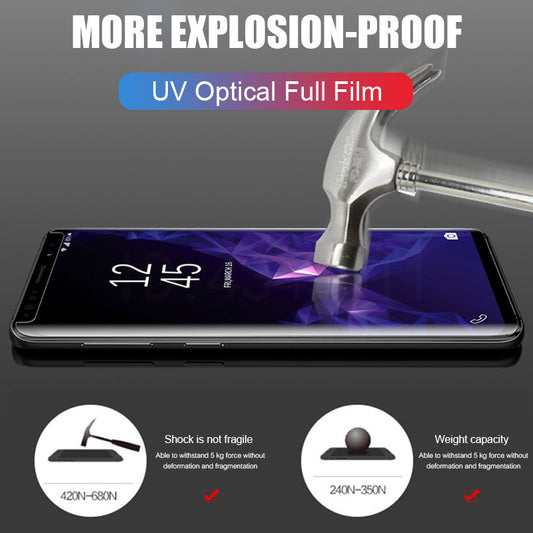 JMT-699594 S9UV Tempered Glass Film with Ultra-High Transmittance and 9H Scratch Resistance