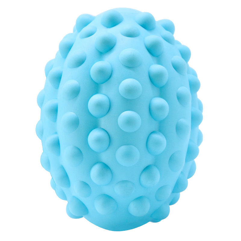 JMT-699722 Natural Rubber Bite-Resistant Pet Toy with Beef Flavor for Dental Care and Vocal Play