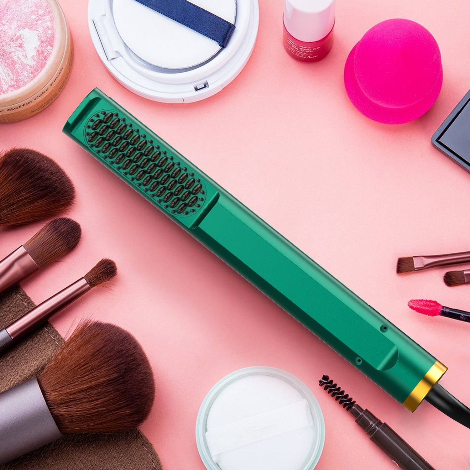 JMT-699722 USB Wireless Automatic Curler with Dual Temperature Control and Tourmaline Ceramic Heating