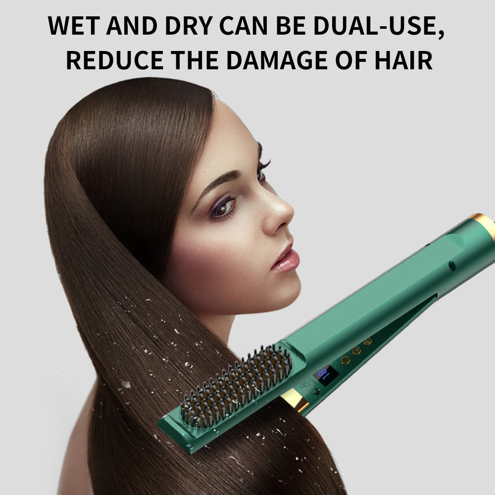 JMT-699722 USB Wireless Automatic Curler with Dual Temperature Control and Tourmaline Ceramic Heating