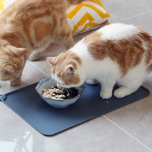 JMT-700042 Waterproof Silicone Pet Food Mat for Dogs and Cats - Non-Slip, Easy to Clean, Large Surface Area