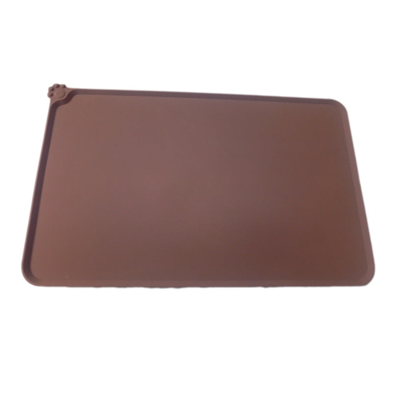 JMT-700042 Waterproof Silicone Pet Food Mat for Dogs and Cats - Non-Slip, Easy to Clean, Large Surface Area