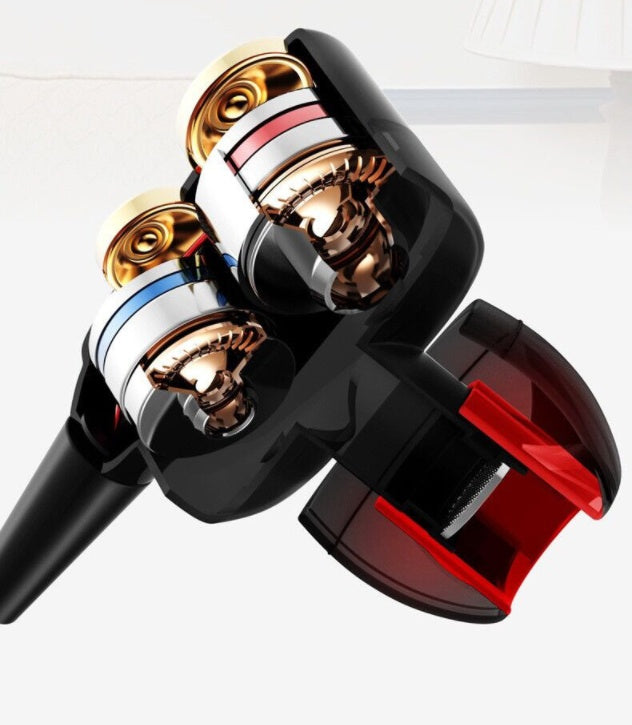 JMT-700234 In-Ear Dual Motion Sports Headphones with Microphone for Music and Communication - Wired, 3.5mm Plug