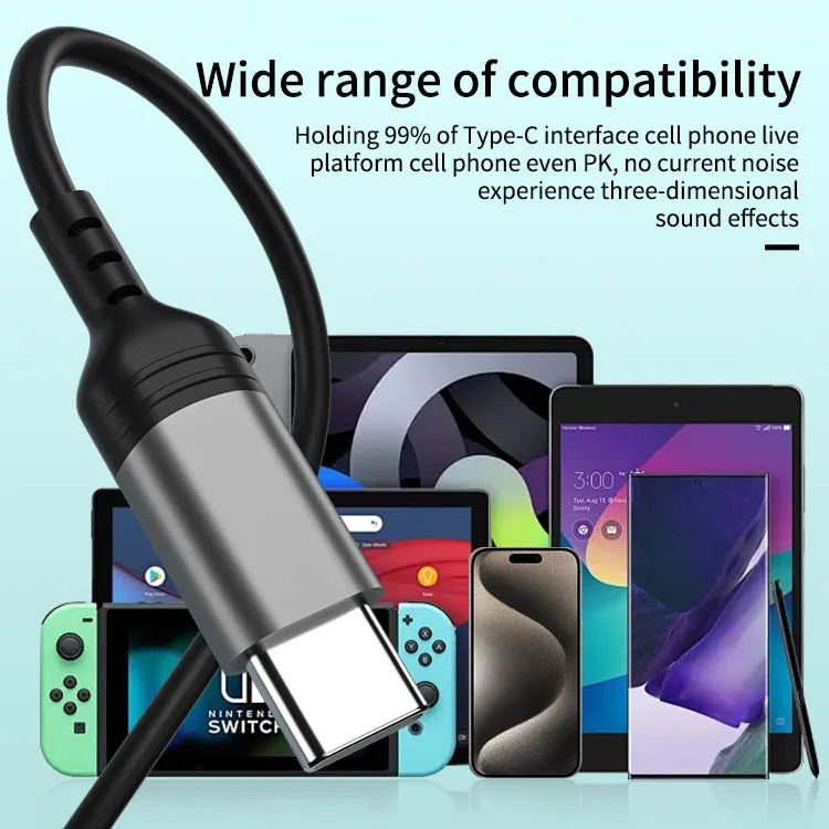 JMT-700234 Wired In-Ear Microphone Earphones for Live Broadcast, K-Song, Singing, and Gaming