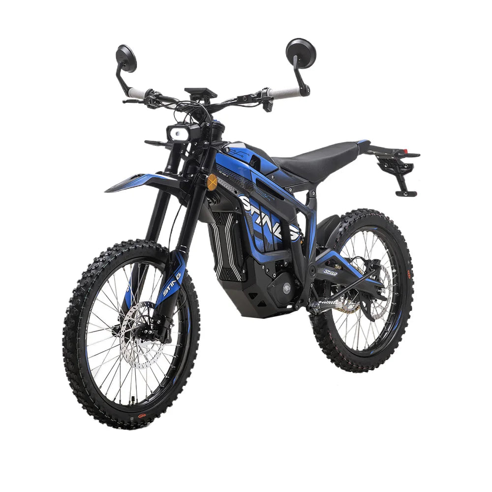JMT-700490 60V 8000W Long Range Electric Dirt Bike, Off-Road Ebike with 75 miles Range and 19" Wheels , Top Speed 27.9 mph