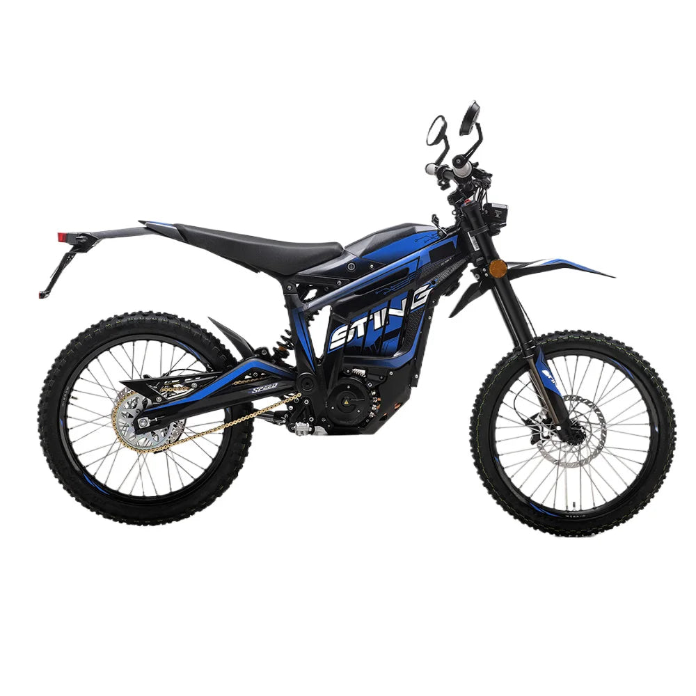 JMT-700490 60V 8000W Long Range Electric Dirt Bike, Off-Road Ebike with 75 miles Range and 19" Wheels , Top Speed 27.9 mph