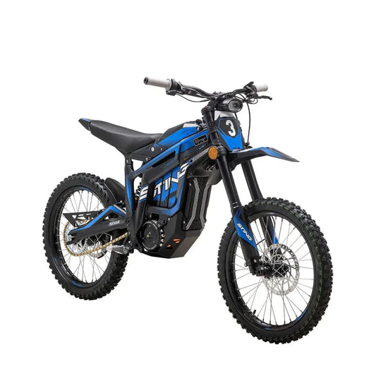 JMT-700490 60V 8000W Long Range Electric Dirt Bike, Off-Road Ebike with 75 miles Range and 19" Wheels , Top Speed 27.9 mph