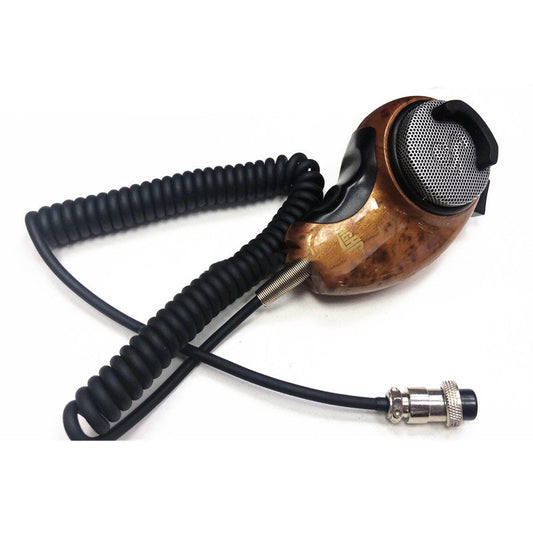 JMT-700554 Cobra Hand Microphone for Vehicles - Model MH-84GW, Wood Grain Finish, Lightweight Design