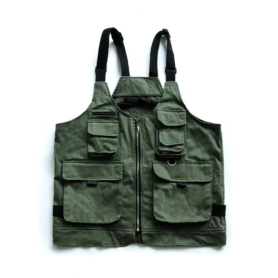JMT-700618 Multifunctional Outdoor Apron Vest for Camping, Fishing, Gardening, and More